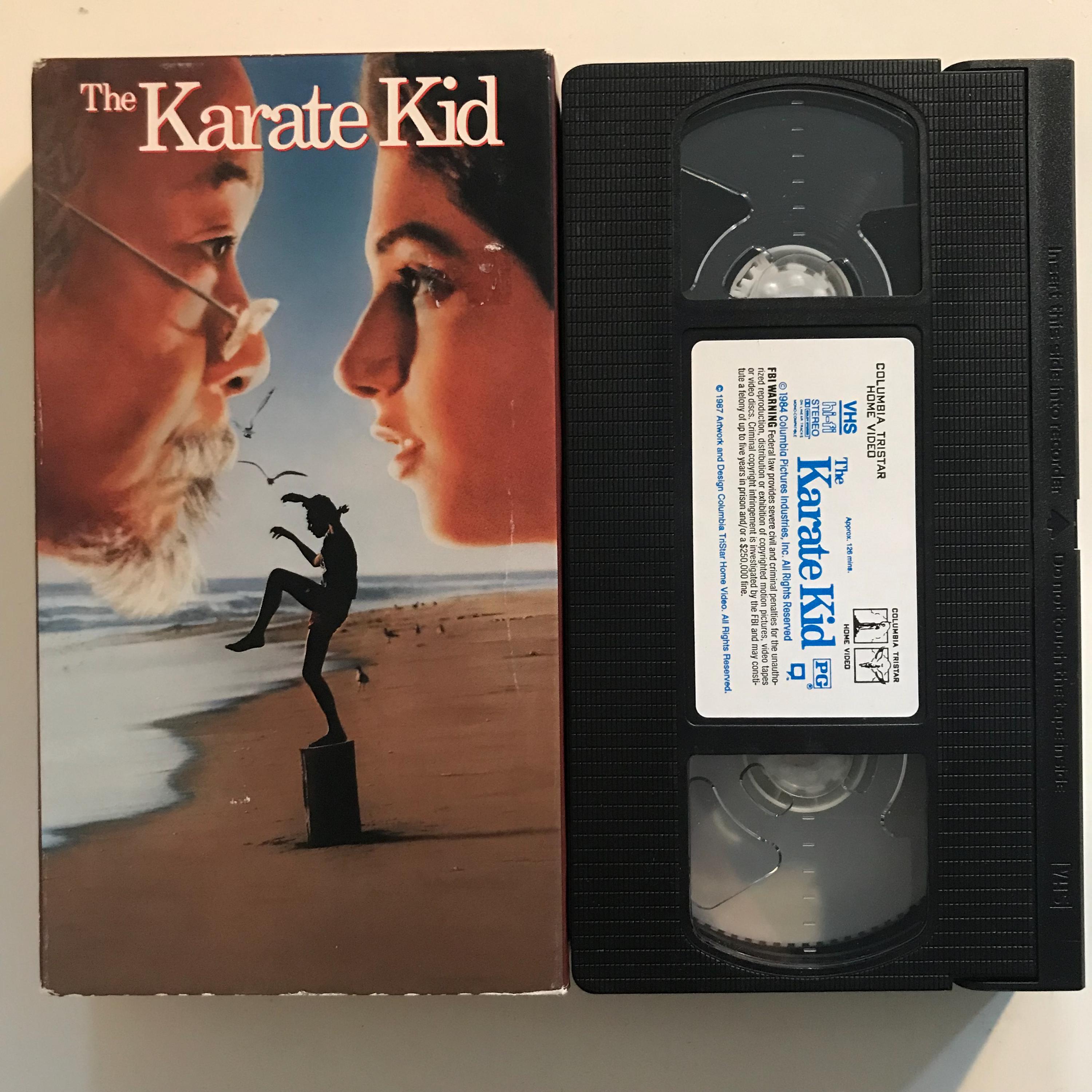 The Karate Kid VHS Tape Retro 80s Cult Film Martial Arts Classic - Etsy  België, image size:3000x3000