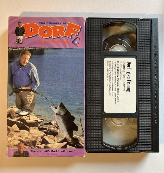 Dorf Goes Fishing VHS Tape Retro 90s Tim Conway Goofy Comedy - Etsy