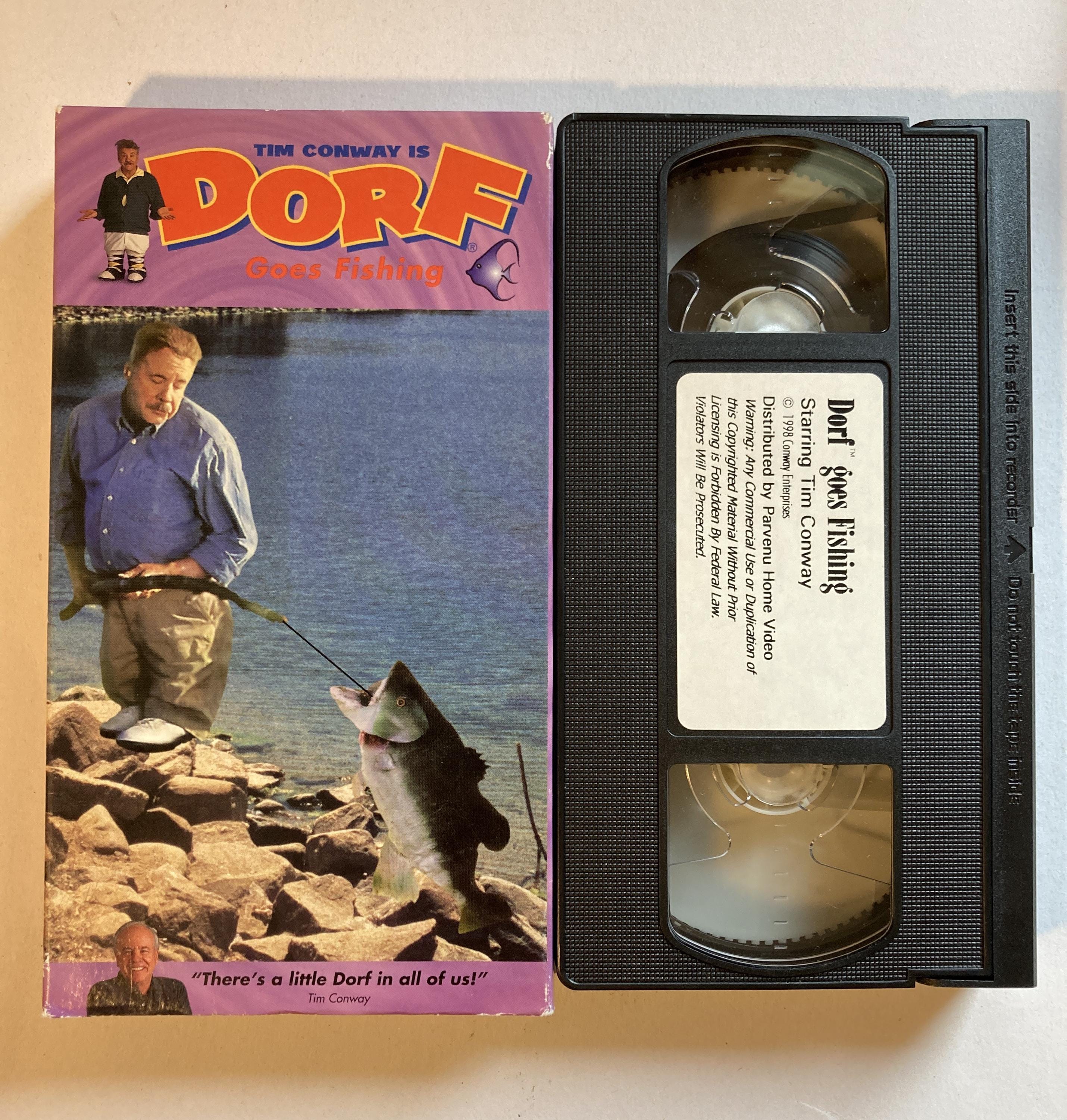 Dorf Goes Fishing VHS Tape Retro 90s Tim Conway Goofy Comedy - Etsy