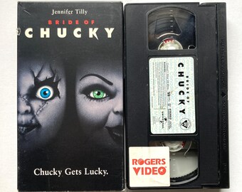 Bride of Chucky VHS Tape 90s Horror Jennifer Tilly