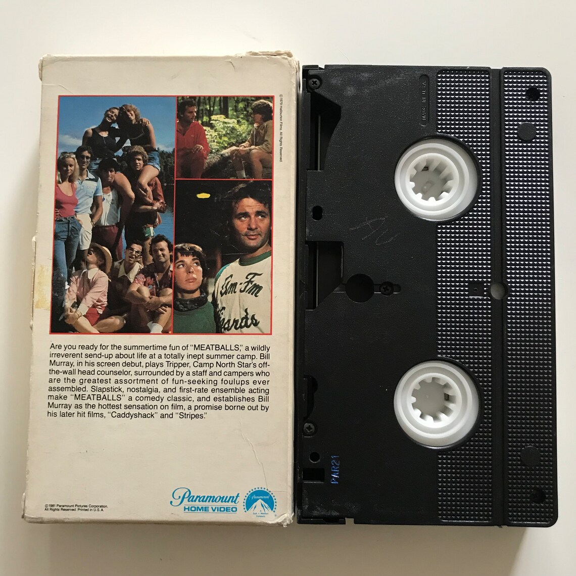 Vintage Meatballs VHS Tape Original Paramount Video 70s Sex Comedy Classic Bill Murray - Etsy