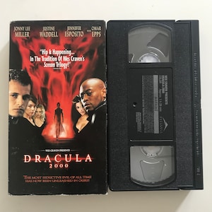 Dracula 2000 VHS Tape Wes Craven Vampire Horror Comedy Y2K - Etsy