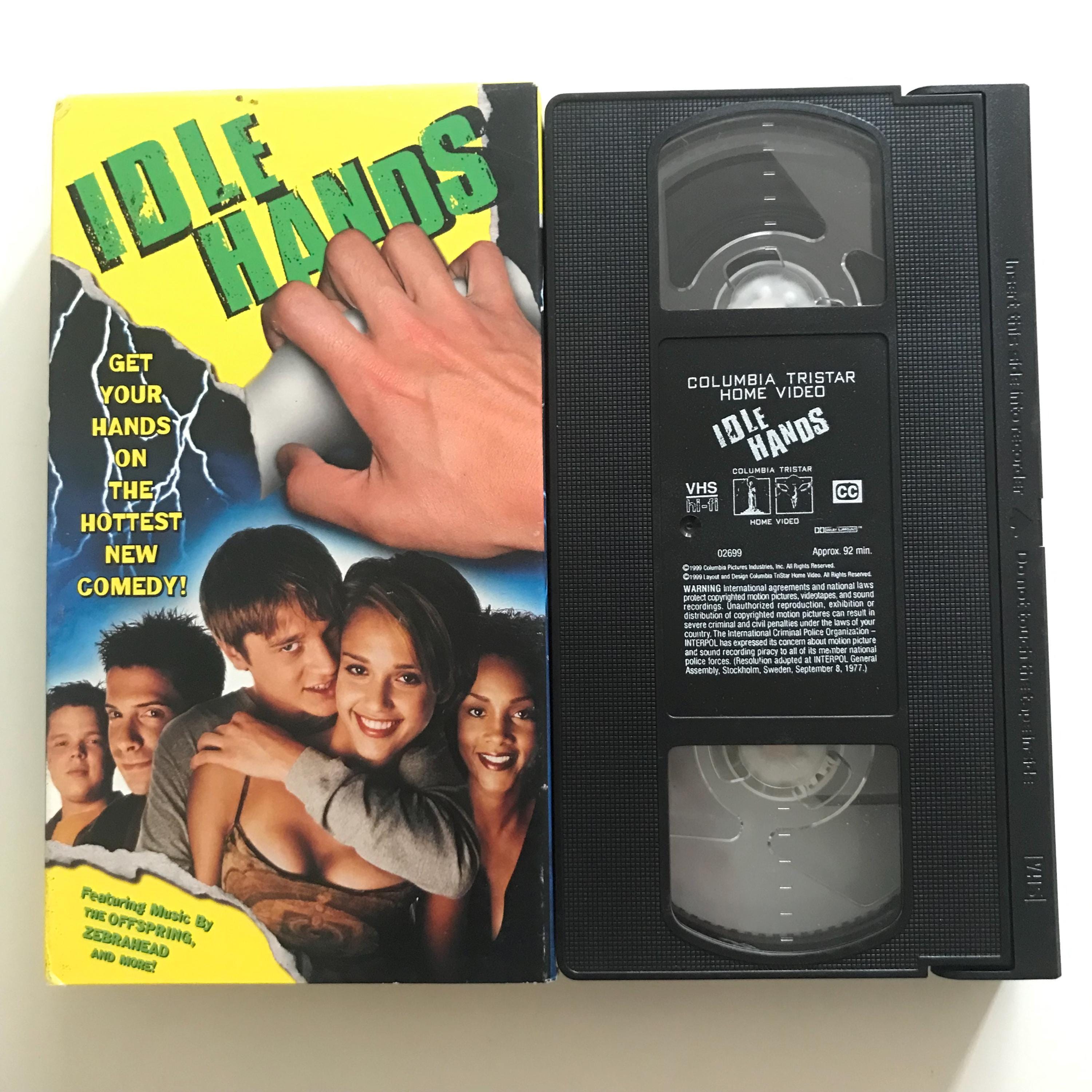 Idle Hands VHS Tape 90s Horror Comedy Devon Sawa Seth Green - Etsy