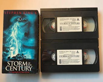 Storm of the Century VHS 2-Tape Set Stephen King 1999 Horror Mini Series