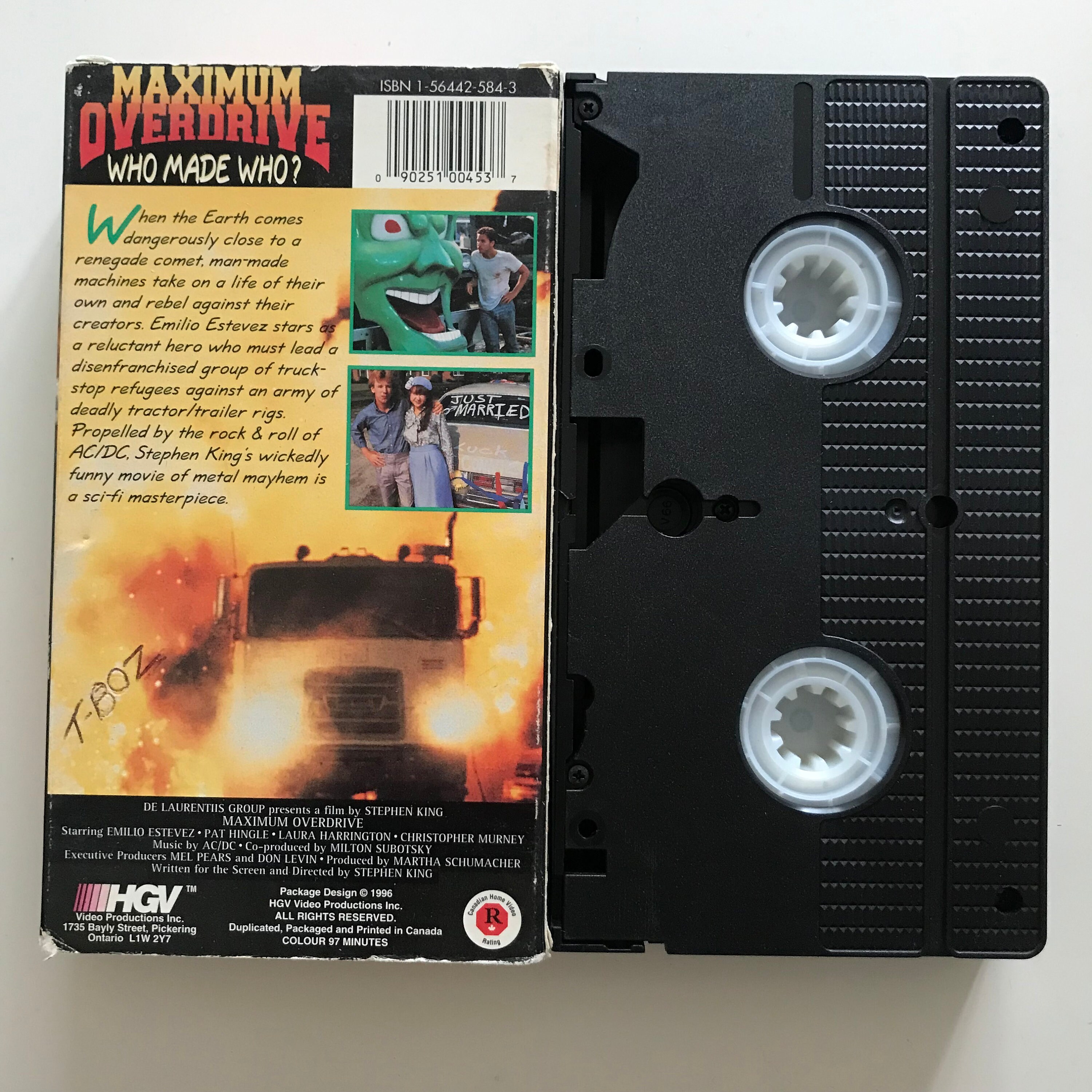 Maximum Overdrive VHS Tape 80s Horror AC/DC Stephen King Gift - Etsy