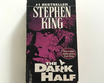 The Dark Half Paperback Book Stephen King Retro Horror Novel 80s 90s