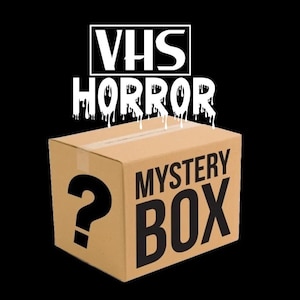 Vintage Horror VHS Mystery Box  - 4 Retro Horror Tapes 80s 90s 2000s Analog Scary Film Giftset