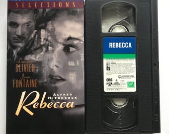 Rebecca VHS Tape 1940 40s Alfred Hitchcock Suspense Thriller