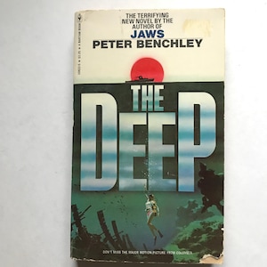 The Deep Paperback Peter Benchley 70s Bantam Book Horror Movie Tie-in Novel