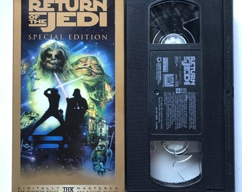 Star Wars Return of the Jedi VHS Special Edition Retro George Lucas Cult Film Gift