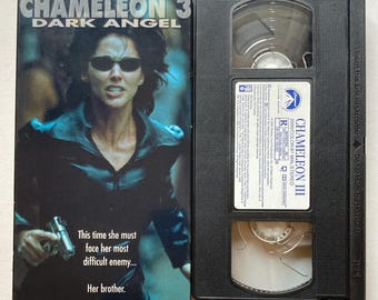 Chameleon 3: Dark Angel VHS Tape 2000 Futuristic Sci-fi Thriller