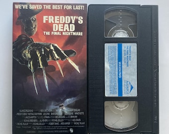 Freddy's Dead The Final Nightmare VHS A Nightmare on Elm Street 90s Horror