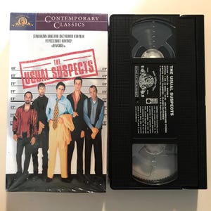 The Usual Suspects VHS Tape 90s Crime Thriller