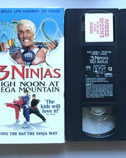 レア！！忍者 VHS ビデオ 3本セット 3 Ninjas High Noon at Mega Mountain VHS Hulk Hogan Jim Varney 90s
