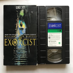 The Exorcist III VHS Tape 90s William Peter Blatty Horror Sequel