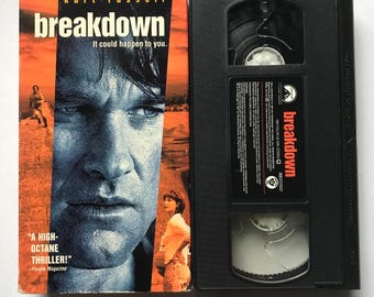 Breakdown VHS Tape Kurt Russell 90s Thriller