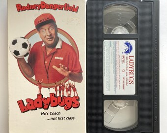 Ladybugs VHS Tape Rodney Dangerfield 90s Sport Comedy