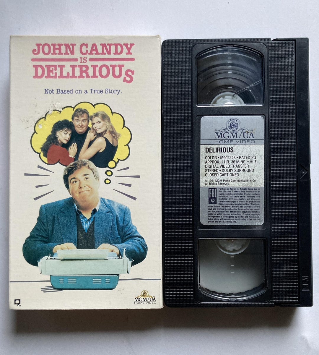 Delirious VHS Tape 90s John Candy Comedy Nostalgic Gift - Etsy