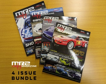 MR2 Only Magazine Bundle - Issues 2,3,4 and 5 - Japanese Car Enthusiasts Print Magazine - Classic Car MR2s - Petrolhead Garage Collection