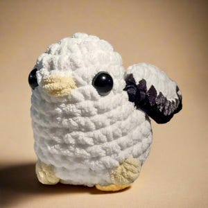 Seagull Crochet Plushie Toy