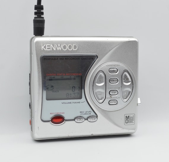 Kenwood DMC-J7R Portable MD Recorder - Etsy