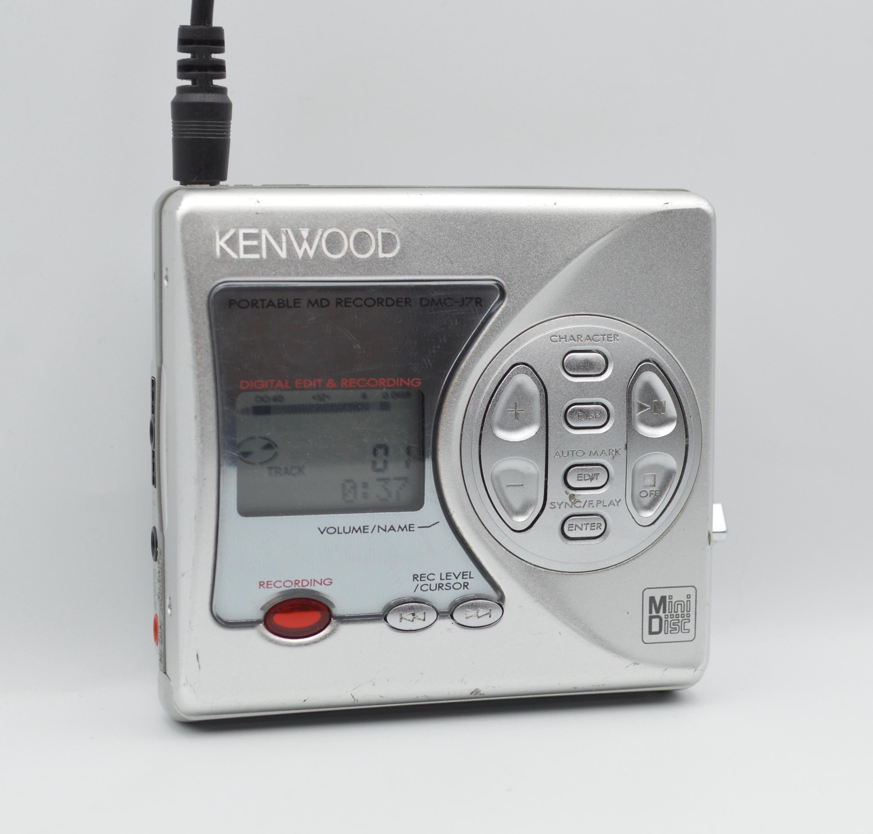 Kenwood DMC-J7R Portable MD Recorder - Etsy
