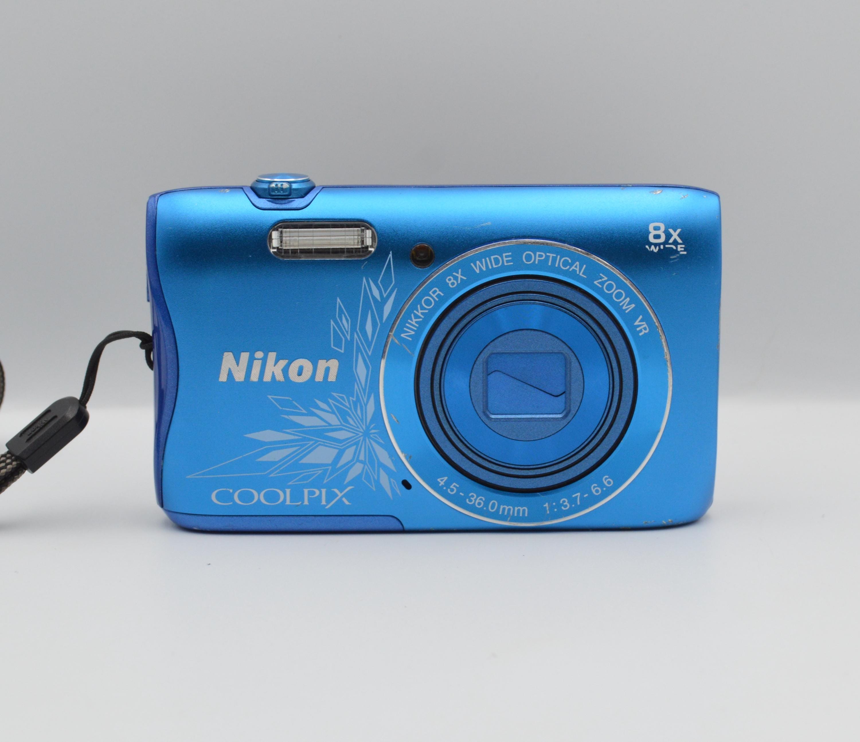 Nikon Coolpix S3700 20.1MP 8x Optical Zoom Blue Digital Camera - Etsy