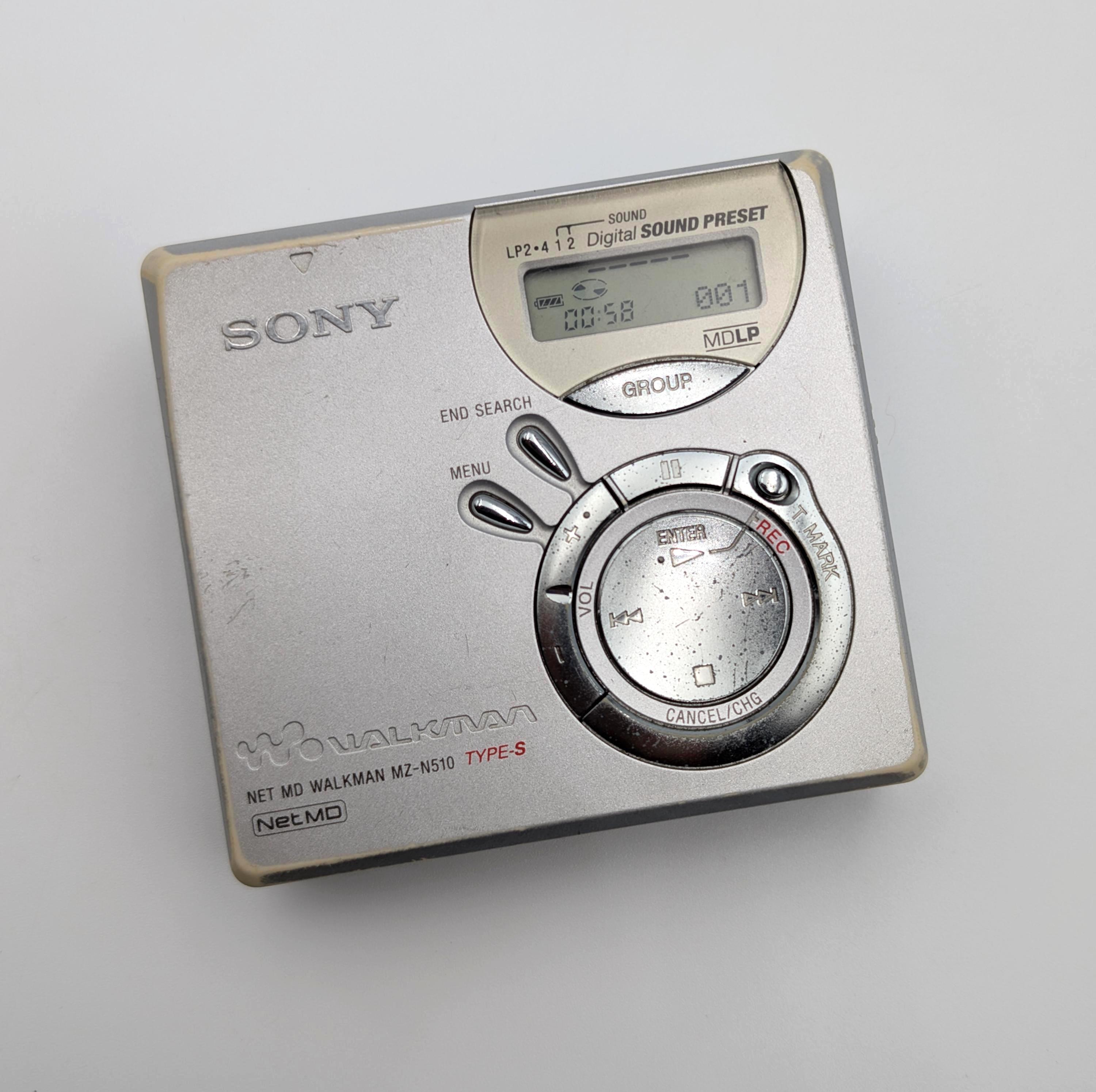 Sony Walkman Portable Minidisc Recorder MZ-N510 Type-s - Etsy