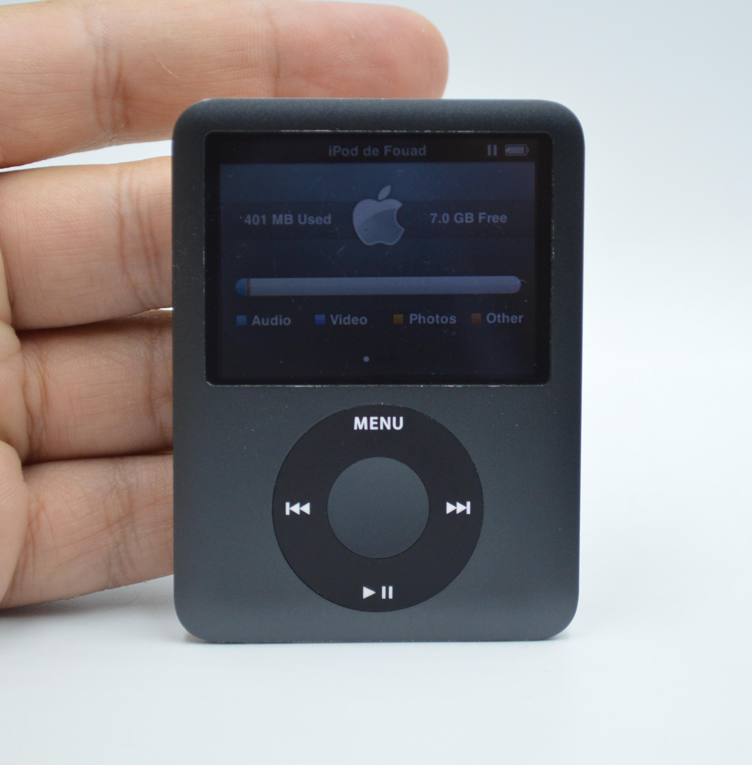 Apple Ipod Nano 3rd Gen | 8GB Grey | Model A1236 | Tested +