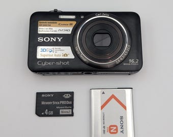 Sony Cyber-shot DSC-W55 7.2MP 3x Optical Zoom Digital Camera Rare
