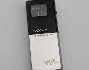 Sony SRF-M10 FM Stereo Walkman Radio Digital