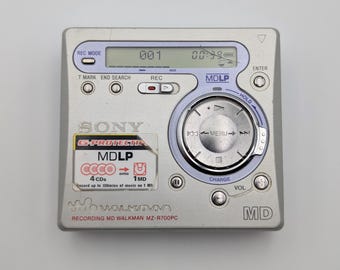 Sony MZ-R700PC Minidisc Player - Tested Playback Only - Cracked