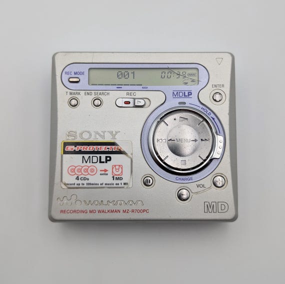 Sony MZ-R700PC Minidisc Player - Tested Playback Only - Cracked