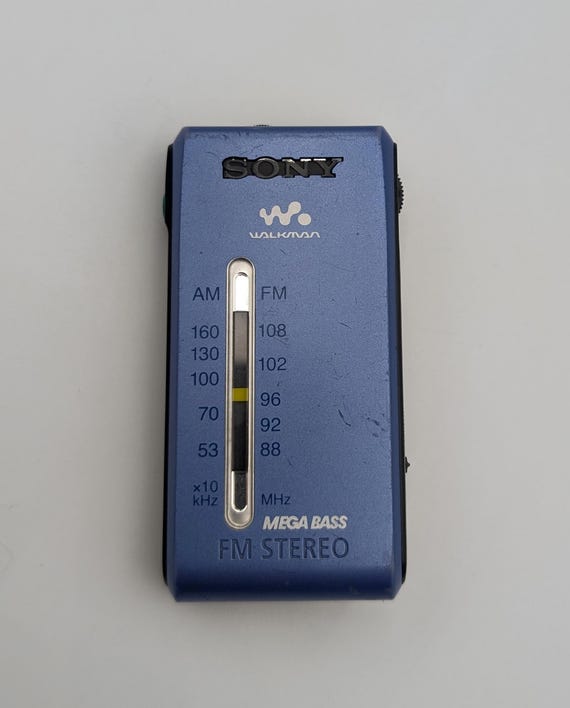 Sony SRF-S84 AM/FM Stereo Walkman Portable Pocket Radio - Etsy