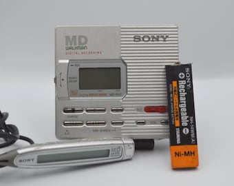 Sony MZ-G750 Minidisc Recorder – Portable MD Walkman With Radio