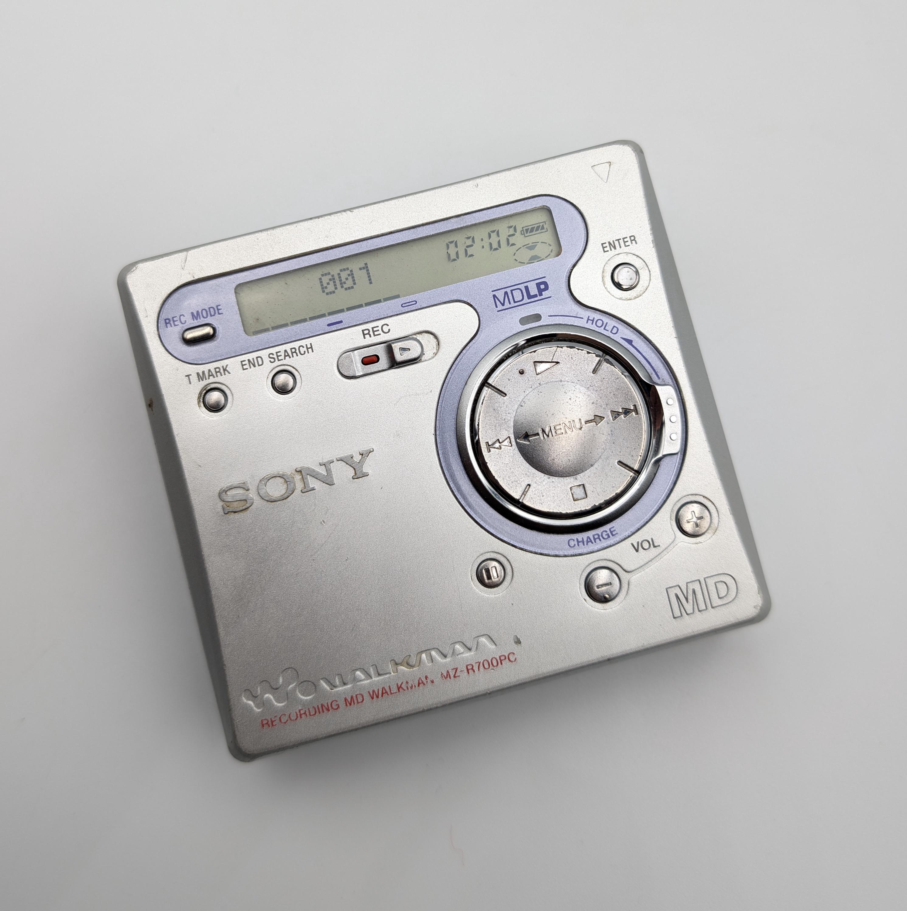 Sony MZ-R700PC Minidisc Player – Tested & Working (playback Only