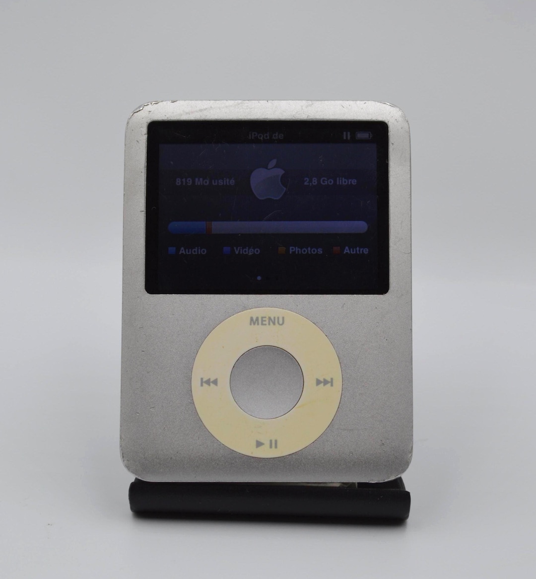 186001 現状品 Apple アップル iPod nano 第3世代 A1236  シルバー 11点まとめ売り [240408HM220024] Apple Ipod Nano 3rd Gen Silver - A1236 4GB - Etsy