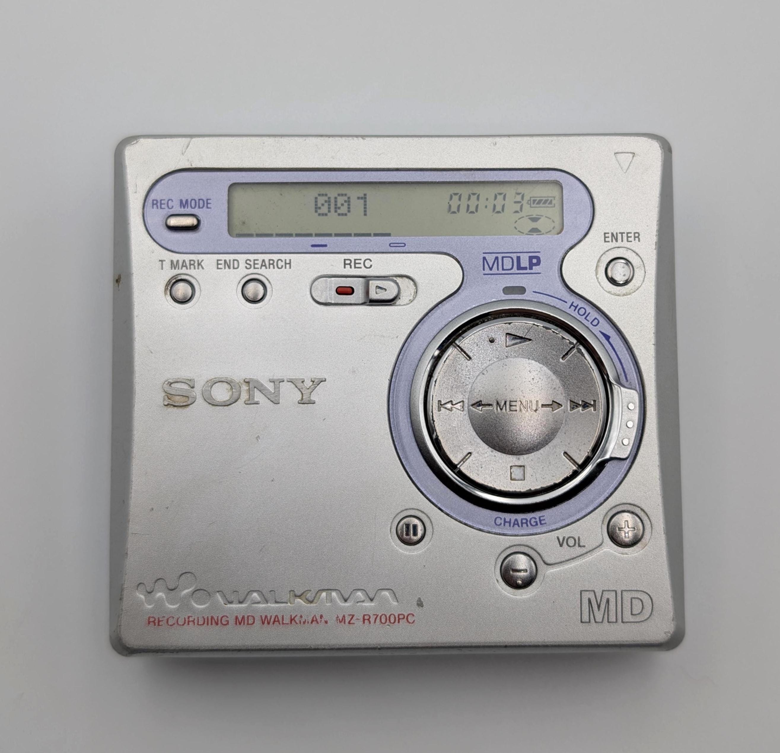 Sony MZ-R700PC Minidisc Player – Tested & Working (playback Only
