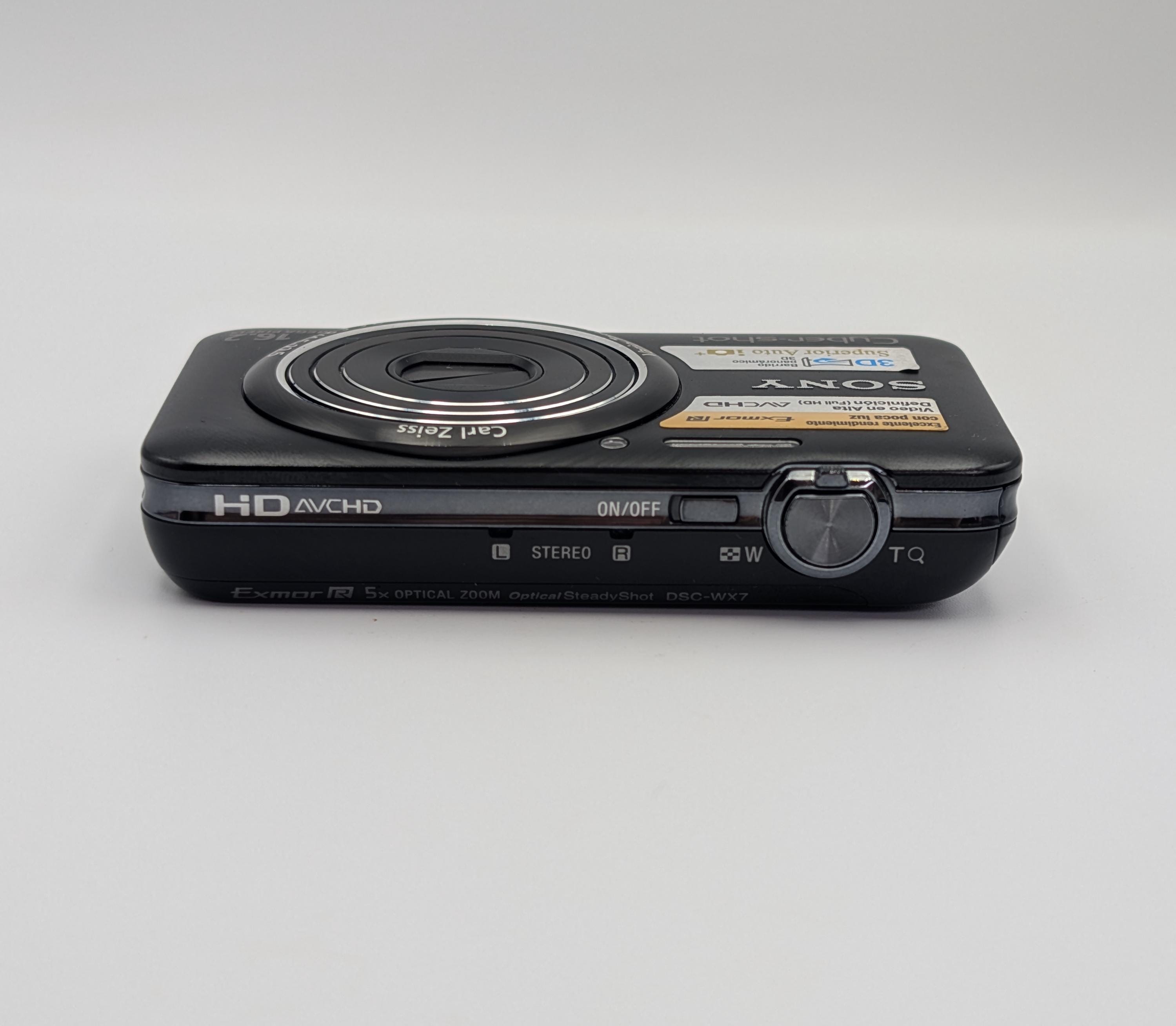 Sony Cyber-shot DSC-WX7 Black 16.2MP Compact Digital Camera 5x - Etsy