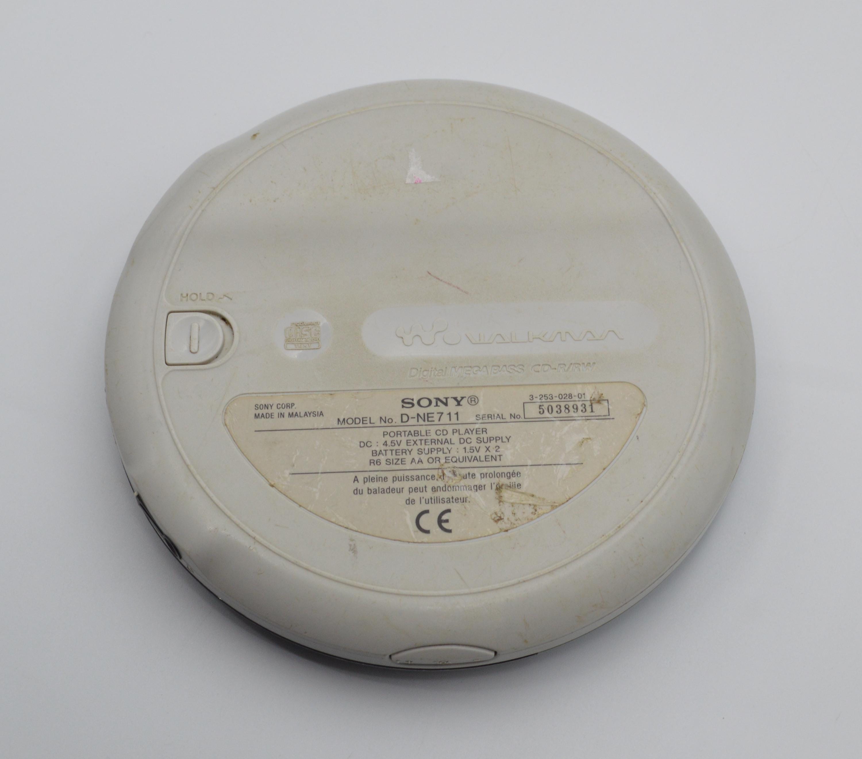 Sony D-NE711 Portable CD Player - CD Walkman - Silver - Etsy