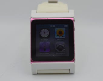 Apple Ipod Nano 6th Gen A1366 Pink 8 GB + Watch Band by SCOTT