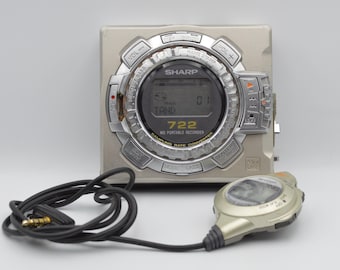 Sharp MD-MS722H Walkman Mini Disc Player/ Recorder - Etsy