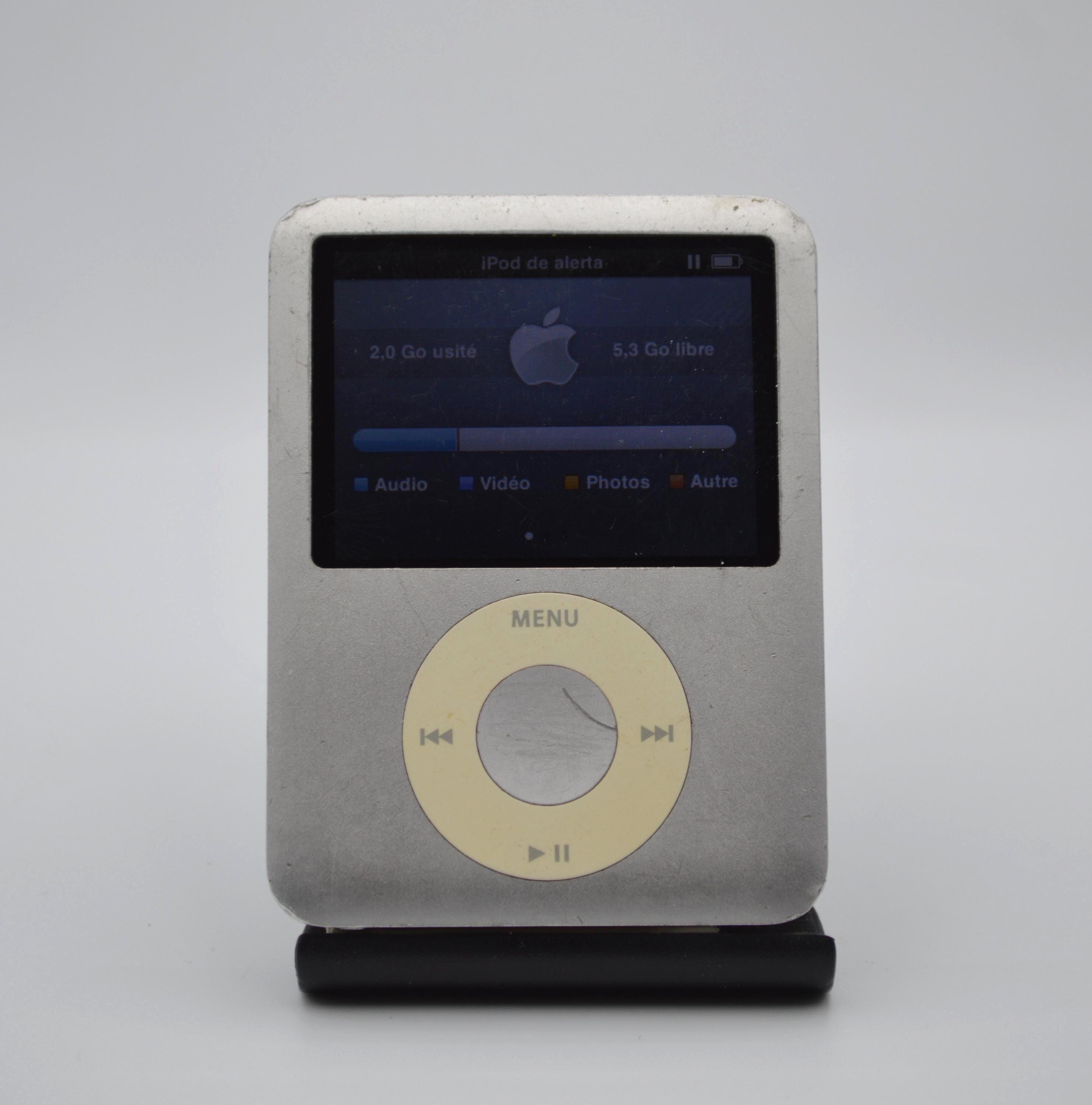 Apple Ipod Nano 3rd Gen Silver - A1236 8GB - Etsy