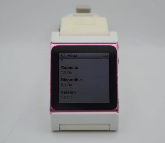 Apple Ipod Nano 6th Gen A1366 Pink 8 GB + Watch Band by SCOTT