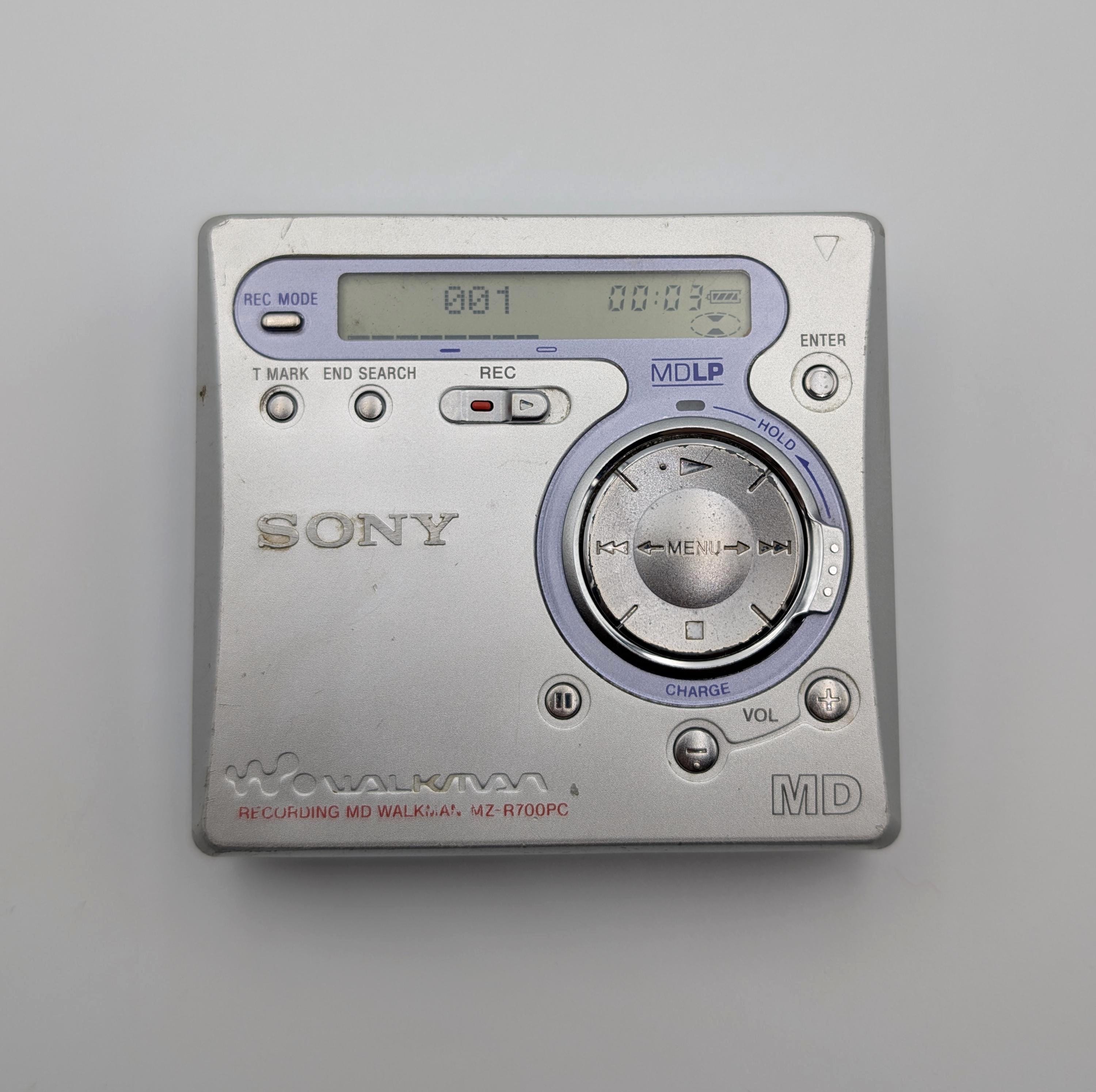 Sony MZ-R700PC Minidisc Player – Tested & Working (playback Only
