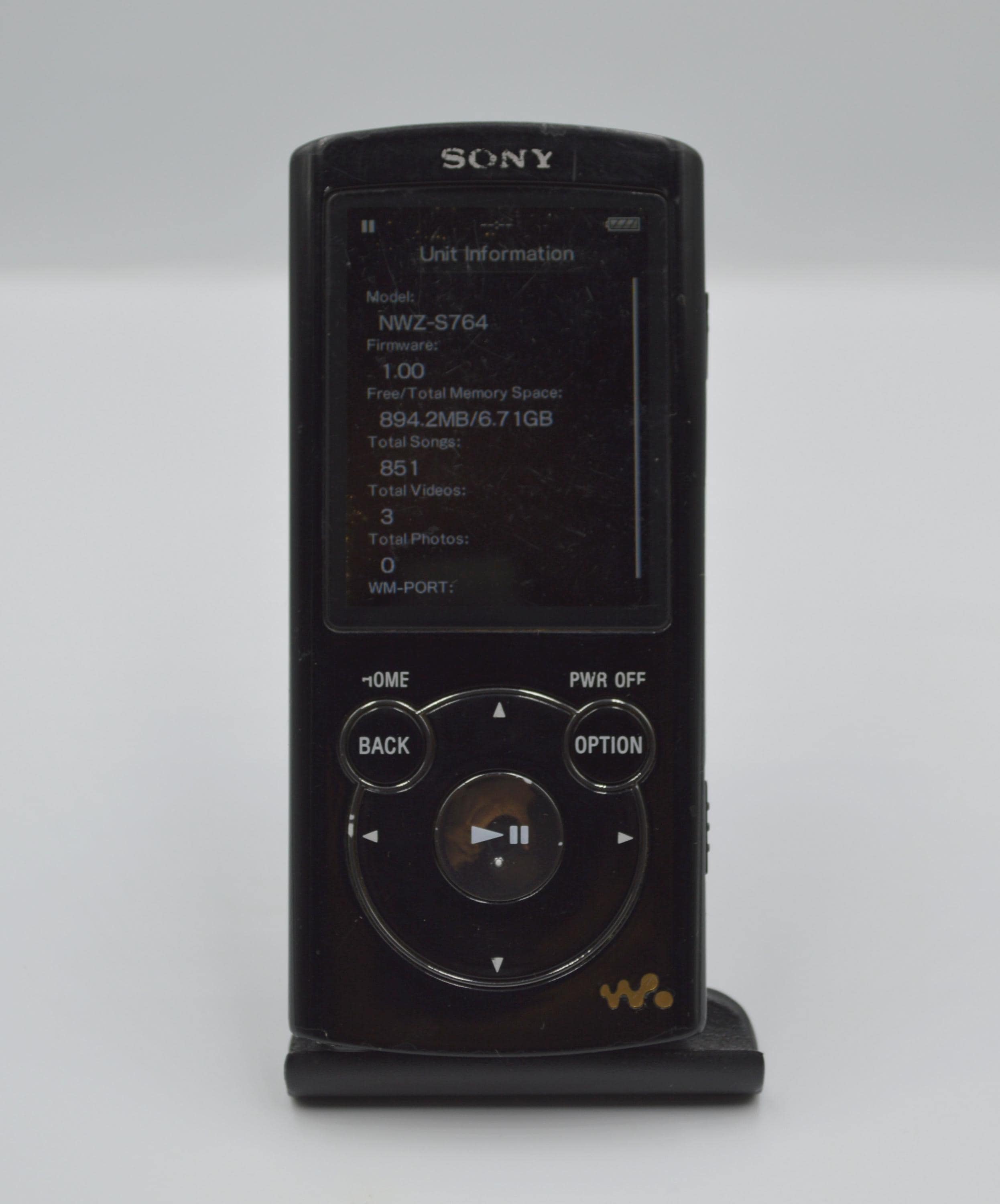 Sony Walkman NW-S764 8GB Digital MP3 Player Black - Etsy