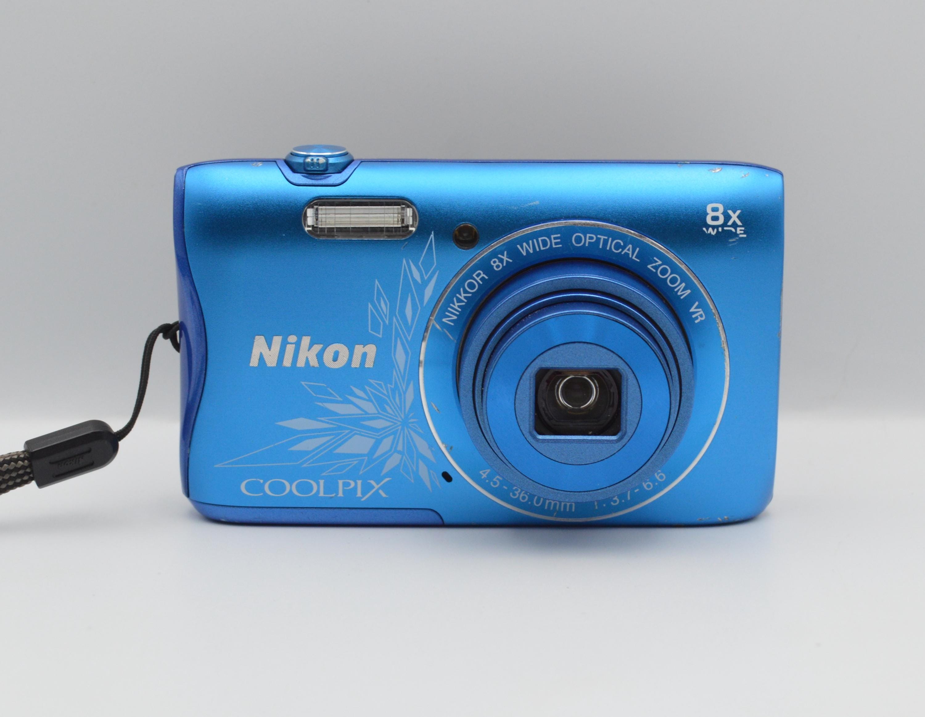 Nikon Coolpix S3700 20.1MP 8x Optical Zoom Blue Digital Camera - Etsy