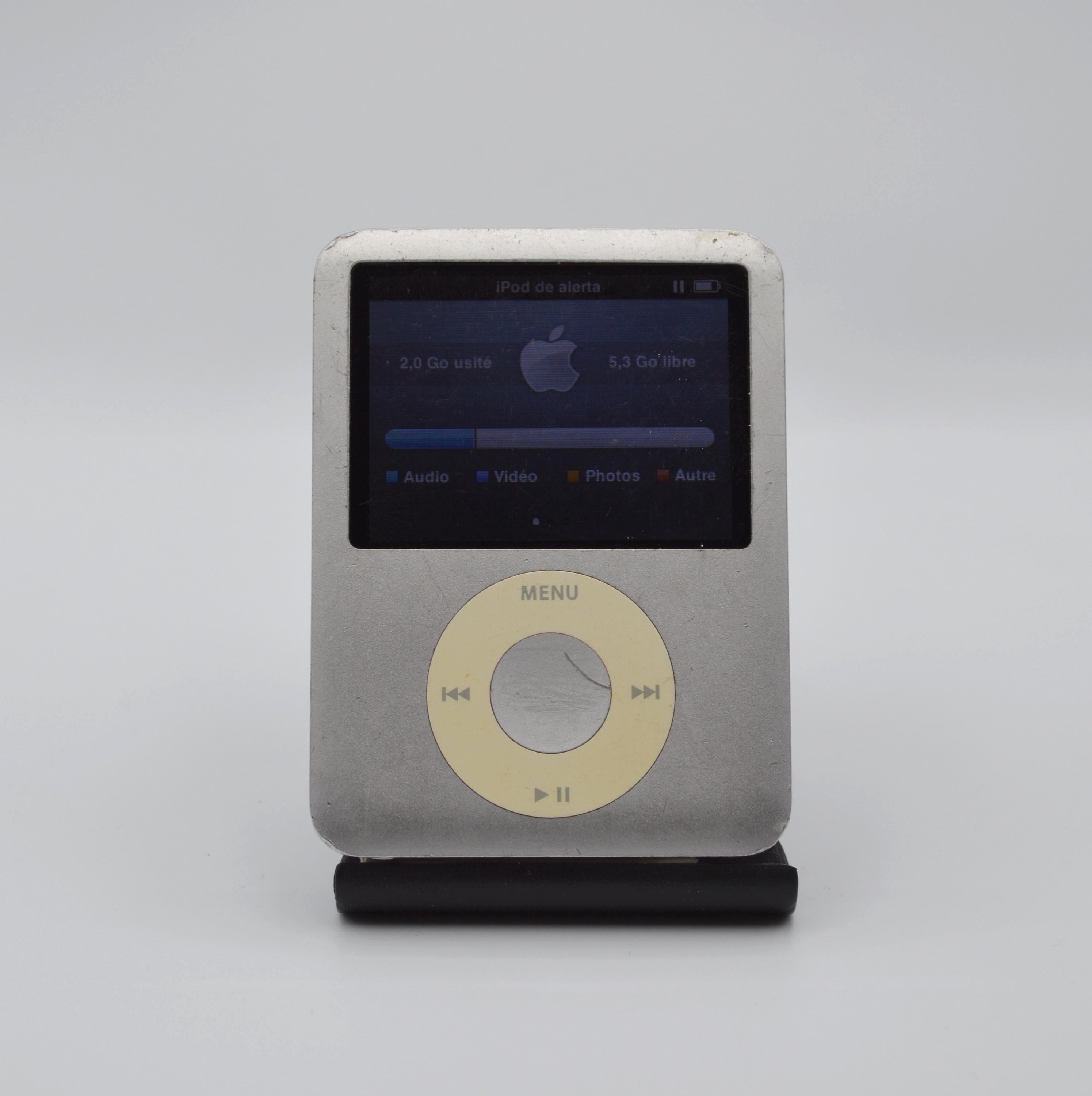 Apple Ipod Nano 3rd Gen Silver - A1236 8GB - Etsy