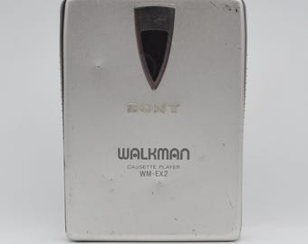 Sony WM-EX2 Portable Cassette Player Silver - Parts or Repair