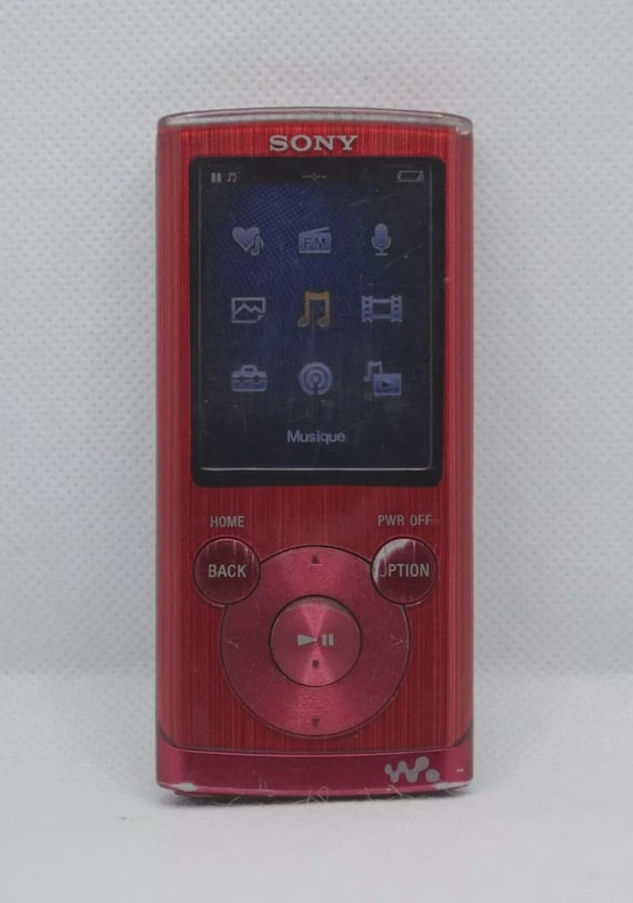Sony Walkman Digital Media Player NWZ-E454 Red 8GB - Etsy